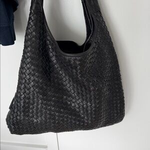 PRICE DROP:60.00Monserrat De Lucca Brown or Black Woven/Leather  Bags. Each 60